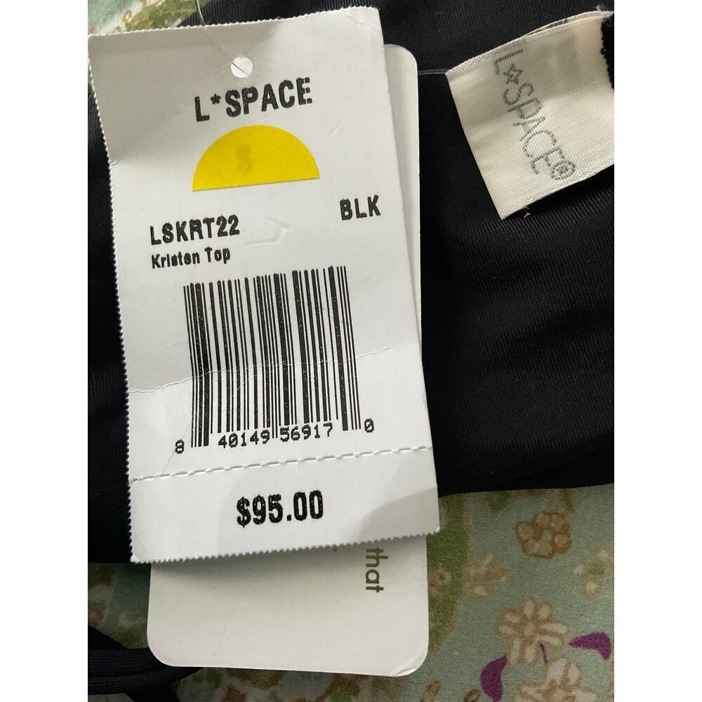 L Space Kristen Bikini‎ Top in Black NWT - Picture 6 of 6